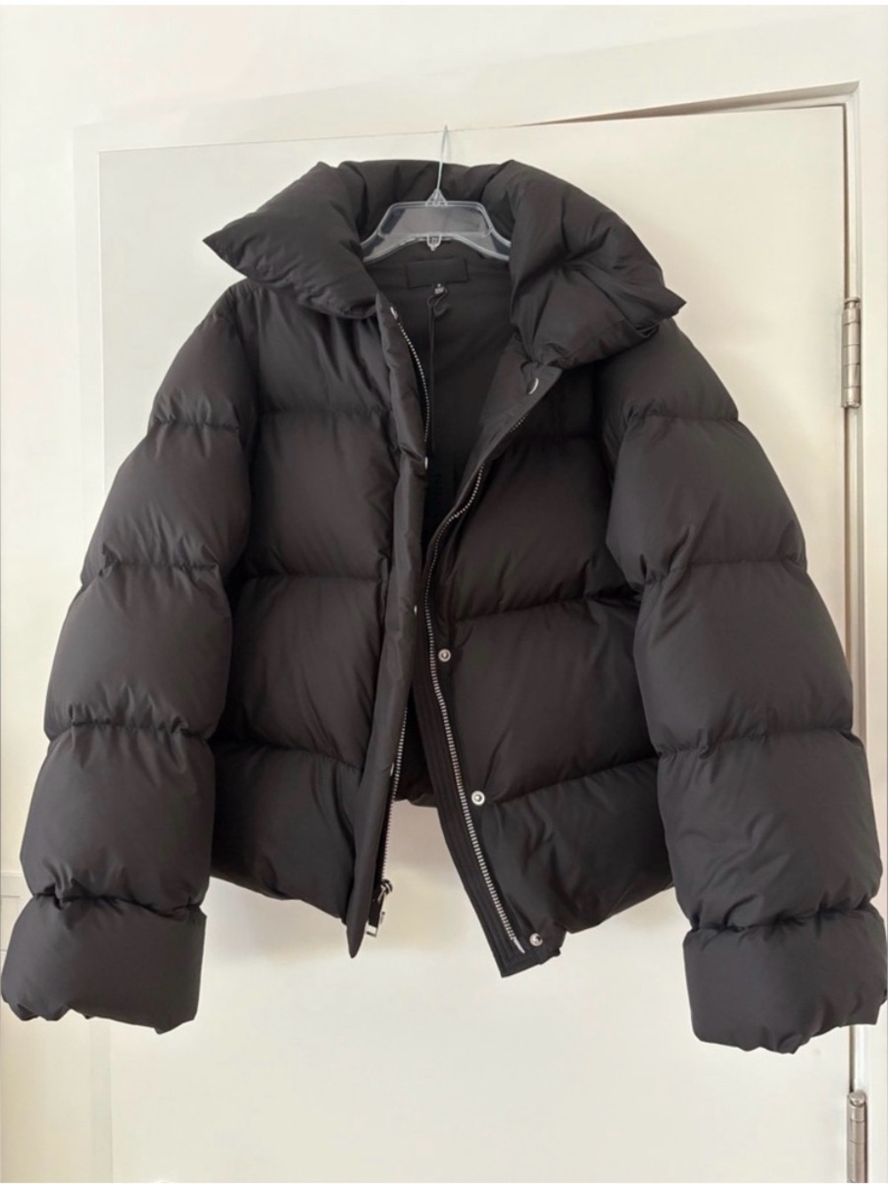 Nili Lotan Amira Black Puffer Jacket size M